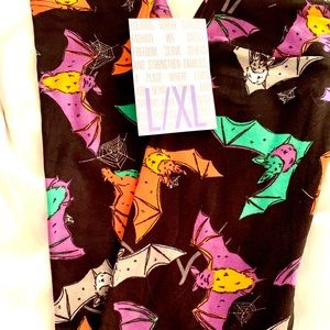 Lularoe Halloween Leggings L/XL Bats 🦇 BNWT
